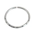 wholesale 9999 Silver Chinese Style "Full of Blessings" Hundred-Fu Character Bracelet for Women, Pure Silver, New Chinese Solid Minimalist Open Bangle for Men-0-4