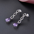 wholesale S925 Silver Rhinestone Minimalist OL Elegant Crystal Ear Stud Earrings for Women Wholesale-0-2