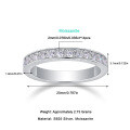 S925 Silver Fashionable Moissanite Closed Ring, Cross-Border Hot Seller, Minimalist Luxury-0-0