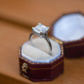 S925 Sterling Silver Geometric Zircon Pagoda Ring, Closeout Sale Wholesale-0-0
