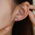 S925 Sterling Silver Moissanite Star Earrings, Luxury Classic Premium Design Cross-Border Wholesale Factory-0-1