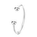 wholesale S925 Sterling Silver Open-Ended Minimalist Ballpoint Pen Ring, Fashionable Niche Versatile Exquisite Stackable Knuckle Ring-0-4