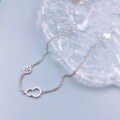 wholesale S925 Sterling Silver Fashion Minimalist Gourd Coin Wealth-Attracting Bracelet for Women, New Small Batch Design High-End Jewelry-0-2