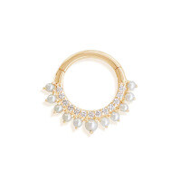 wholesale 925 Sterling Silver INS Minimalist Ear Cuff, Helix Earring, Nose Ring for Women-Gold Single-#3