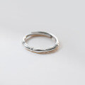 wholesale S925 Sterling Silver Fresh and Sweet Ins Style Minimalist Design Exquisite Bamboo Joint Couple Ring R02835-0-3
