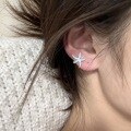 wholesale Sterling silver S925 blue starfish ear studs,-0-1