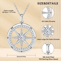 S925 Sterling Silver Butterfly Moissanite Layering Necklace-Style H [Clearance Sale - Free Shipping] Silver - Zircon  925 Silver