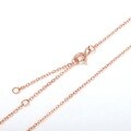 wholesale S925 Sterling Silver, Real Gold Plated Adjustable Length Hot Selling Pendant Necklace Choker Chain Factory Direct-0-3