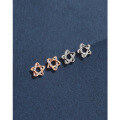 wholesale 925 Sterling Silver High-End Star Stud Earrings for Women, Petite and Hypoallergenic for Fresh Piercings, Korean-Style Minimalist Niche Cross-Border Jewelry-0-1