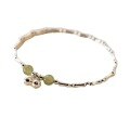wholesale S925 Sterling Silver Bamboo Knot Hetian Jade Bell Bracelet, New Chinese Style Niche Design Temperament Best Friend Bracelet for Women S6229-0-4