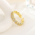 wholesale S925 Silver Wheat Ear Ring, Simple and Versatile Design, Statement Women's Band Ring-0-2