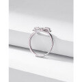 wholesale 925 Sterling Silver Bow Ring Women Small Design New Simple Adjustable Index Finger Ring Light Luxury High-End-0-1