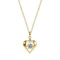 Metal Alloy Pendant Bohemian Amethyst Moissanite Necklace for Women-0-4