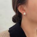 wholesale S925 Sterling Silver Simple and Elegant Small Silver Bead Ear Clasp for Women, Korean New Style Small and Exquisite Ear Stud Earring-0-4