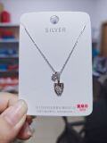 S925 Silver Shovel Series Small Spade Mossan Necklace for Women, Minimalist Luxury Design-0-5