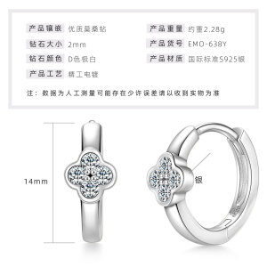  White Gold  925 Silver
