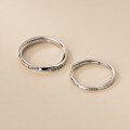 wholesale S925 Sterling Silver "Love Never Fades" English Couple Ring Ins Style Temperament Matching Ring R01035-0-2