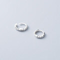 wholesale S925 Silver Korean-style Fashion Minimalist Small Triangle Ear Studs Fresh Twist Earrings G6538-0-3