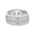 S925 Sterling Silver Alloy Minimalist Stackable Starry Band Ring, Clearance with Free Shipping-0-1