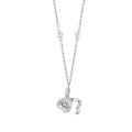 wholesale S925 Sterling Silver Moissanite Pendant Fashionable Versatile Light Luxury Niche Collarbone Chain for Women Gift for Girlfriend Lover-0-4