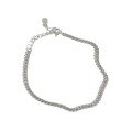 wholesale S925 Sterling Silver 332-391 Korean Style Fashion CHIC Minimalist Student Chain Bracelet for Women Silver Jewelry-0-4