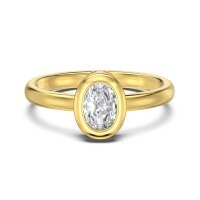 wholesale S925 Sterling Silver Korean Light Luxury Women's Ring, Minimalist Oval Solitaire Design, Versatile and High-End Band-DY121226-SG-WH 5