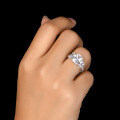 S925 Sterling Silver Fashion Commute Zirconia Princess Style Ring Wholesale-0-1
