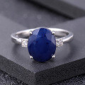 wholesale S925 Silver Manufacturer Direct Supply In-Stock Sapphire Ring for Women,。-0-1