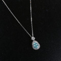 S925 Silver Wholesale Small Green Water Jade Gourd Pendant-0-0
