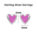 wholesale 925 Sterling Silver Irregular Colorful Stud Earrings For Women-0-11