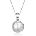 wholesale S925 Sterling Silver Fresh and Sweet Pearl Pendant, Niche Design Fashion Necklace Collarbone Chain with Pendant for Wholesale-0-4