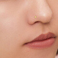 wholesale 925 Sterling Silver L-Shaped Floral Nose Ring for women-0-1
