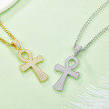 wholesale S925 Sterling Silver Cross Pendant with Moissanite Hip-Hop Diamond Necklace for Men and Women-0-0