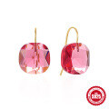 wholesale S925 Sterling Silver Luxury Sparkling Crystal Ear Hooks,。-0-7