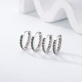 wholesale 925 Silver Full Zircon Retro Ins Style Earrings for Women, Light Luxury Fashion Minimalist Design Exquisite Elegant Ear Accessories-0-0