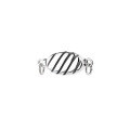 wholesale S925 Sterling Silver Cloud Tide Pavilion Unique Pattern Stripes Niche Matching Bracelet Necklace DIY Universal Clasp Ingot Clasp-0-7