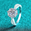 S925 Sterling Silver Moissanite Ring for Women, Oval, Luxe and Versatile-0-0