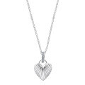 Gold-Plated 925 Sterling Silver Heart Pendant Necklace for Women-0-4
