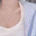 wholesale S925 Sterling Silver Butterfly Necklace for Women, Fairy Style Collarbone Chain, Tassel Necklace, Forest-Inspired Sweet and Versatile Personality Collarbone Chain-0-3
