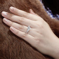 S925 Sterling Silver Sweet Heart Zircon Ring, Fashion Jewelry Wholesale-0-0