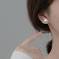 wholesale S925 silver cute little sheep ear clips for non-pierced students, summer women's Korean-style earrings G9915-0-1