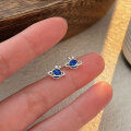 wholesale S925 Sterling Silver Planet Drop Earrings Women New Korean Style Small and Fresh Minimalist Earrings-0-1