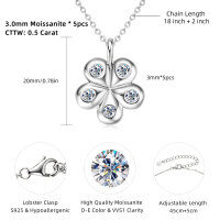 S925 Sterling Silver Butterfly Moissanite Layering Necklace-V Style [Clearance Sale - Free Shipping] Silver  925 Silver