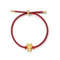 wholesale 925 silver gold-plated trendy New Chinese-style Guochao Feng five-blessing dragon bracelet with lucky bag red rope for wholesale-0-9