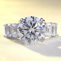 wholesale S925 Silver New 10mm Full Diamond Row Ring for Women, Fashion Minimalist European and American Style Accessory-R625 White Diamond No.9