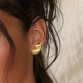 wholesale Metal Brass Water Drop Personality Earringsins-0-2