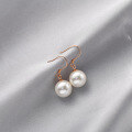wholesale S925 Sterling Silver New Fashionable and Popular Shell Pearl Synthetic Pearl Earrings Korean Elegant Ear Hook Women's Earrings Wholesale-0-1