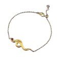 wholesale S925 Silver Gold Frosted Serpent Bracelet, New Arrival by Zhuozhifan Jewelry, Cross-Border Hot Style for Xiaohongshu Live Sales-0-4