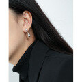 wholesale S925 Sterling Silver Korean Version INS Minimalist Design Versatile Teardrop Shape Earrings for Women-0-2