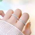 wholesale S925 Sterling Silver Viral Candy Wrapper Couple Rings, Minimalist Design for Men and Women, Wholesale-0-3